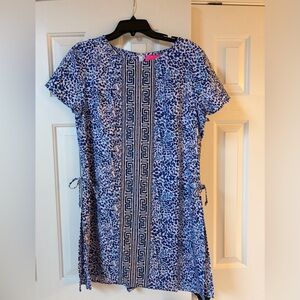 Lilly Pulitzer Blue Animal Print Romper